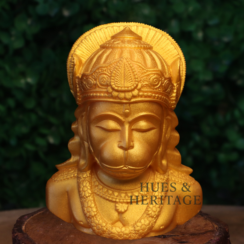 Hanuman Bust – The Embodiment of Strength and Devotion