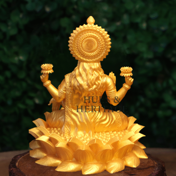 Goddess Lakshmi on Lotus – The Divine Grace of Wealth and Fortune - Image 6