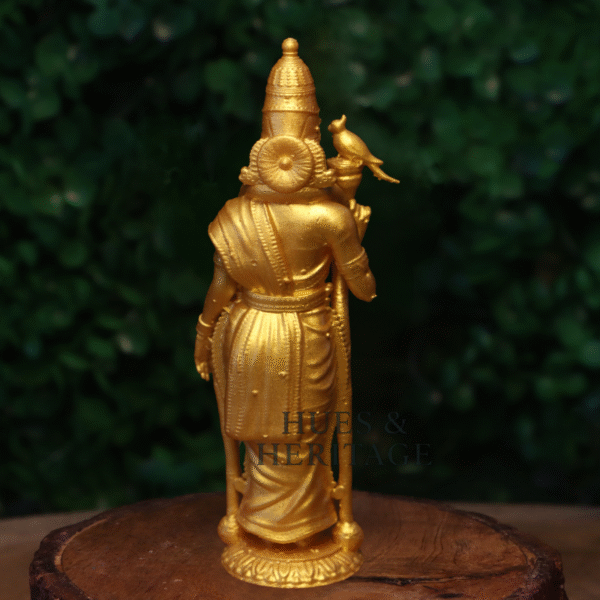 Goddess Meenakshi with Parrot – The Empress of Grace and Power - Image 3
