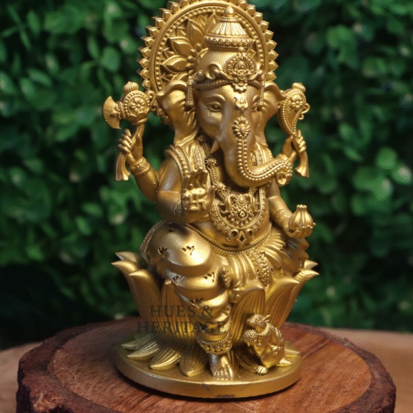 Lotus Seated Vinayagar – The Four-Armed Remover of Obstacles - Image 9