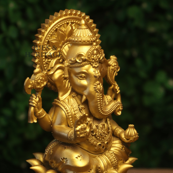 Lotus Seated Vinayagar – The Four-Armed Remover of Obstacles - Image 6