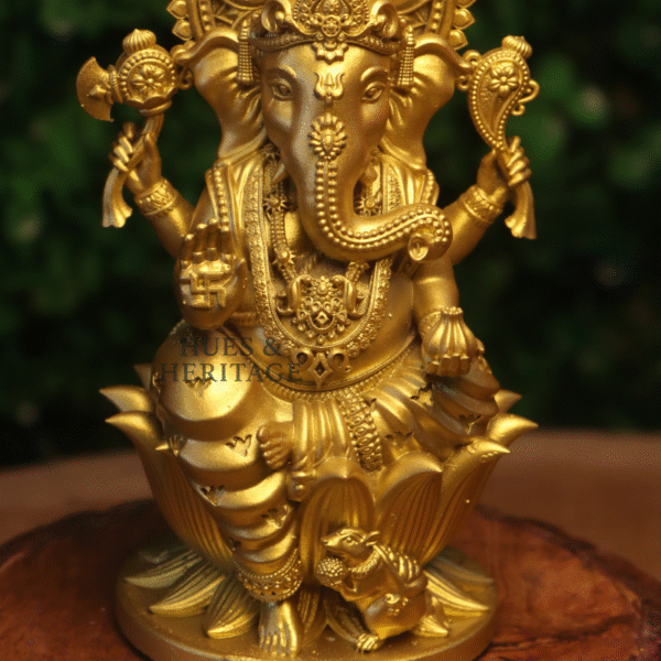 Lotus Seated Vinayagar – The Four-Armed Remover of Obstacles - Image 5